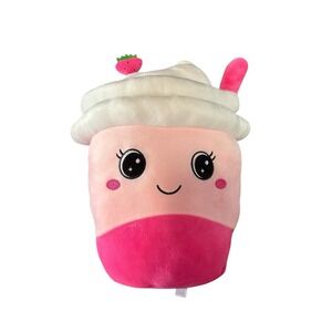 NEW toy box plush strawberry milkshake stuffed